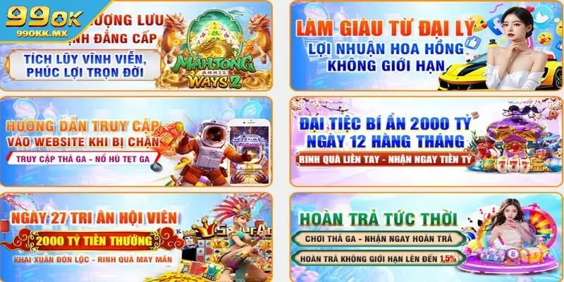 Có nhiều ưu đãi hấp dẫn giá trị cho người chơi tham gia